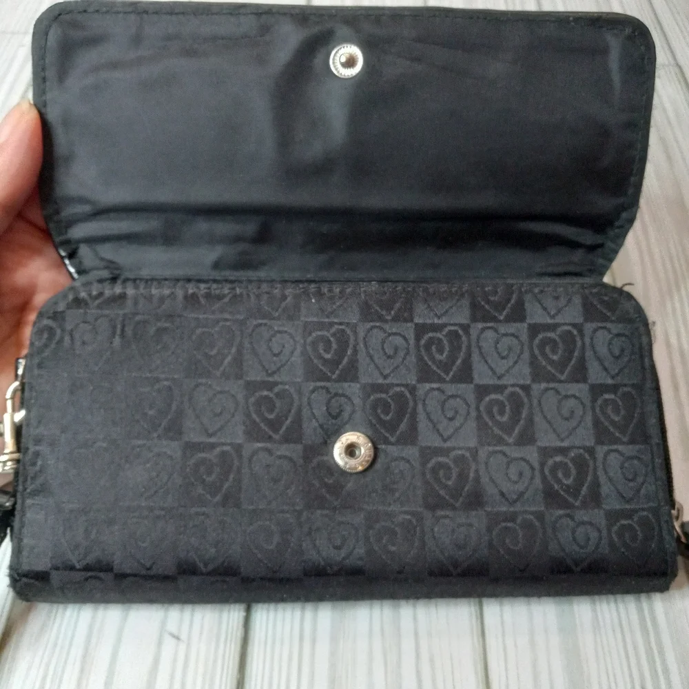 Y2K Heart Print Wallet Wristlet